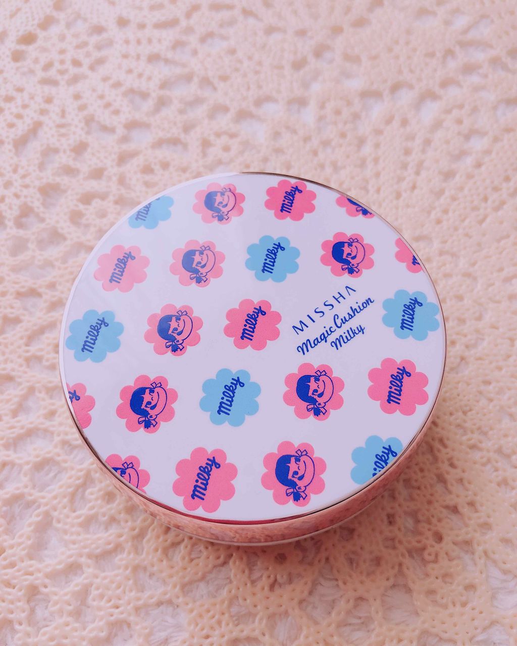 M クッションベース（ミルキー）/MISSHA/化粧下地を使ったクチコミ（1枚目）