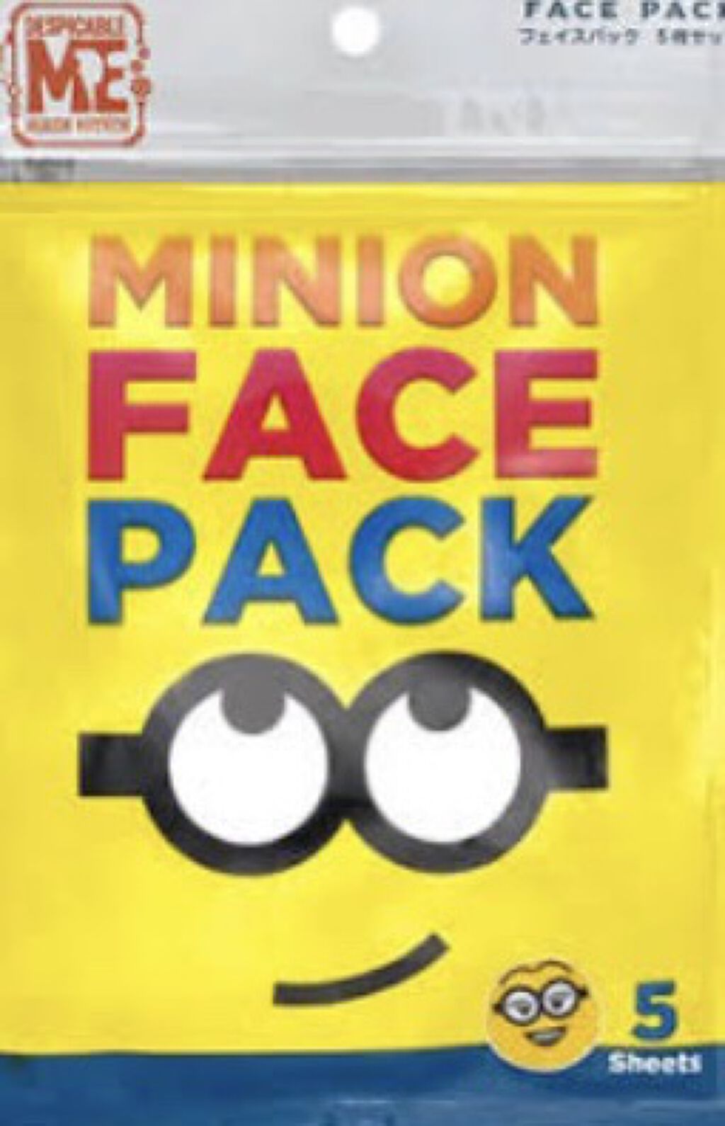 ミニオン フェイスパック/一心堂本舗/シートマスク・パックを使ったクチコミ（1枚目）
