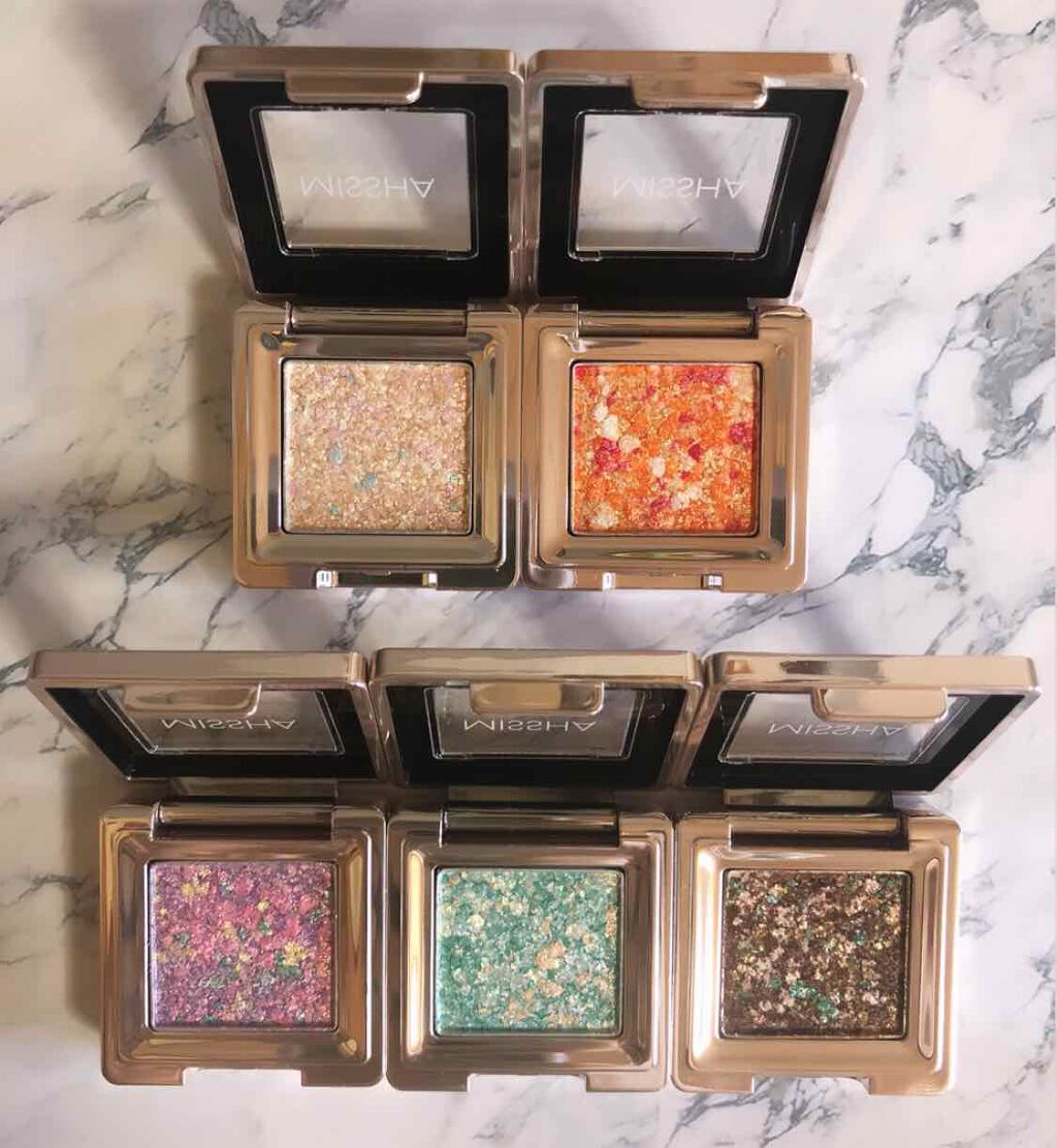 グリッタープリズム シャドウ/MISSHA/グリッターを使ったクチコミ(1枚目)