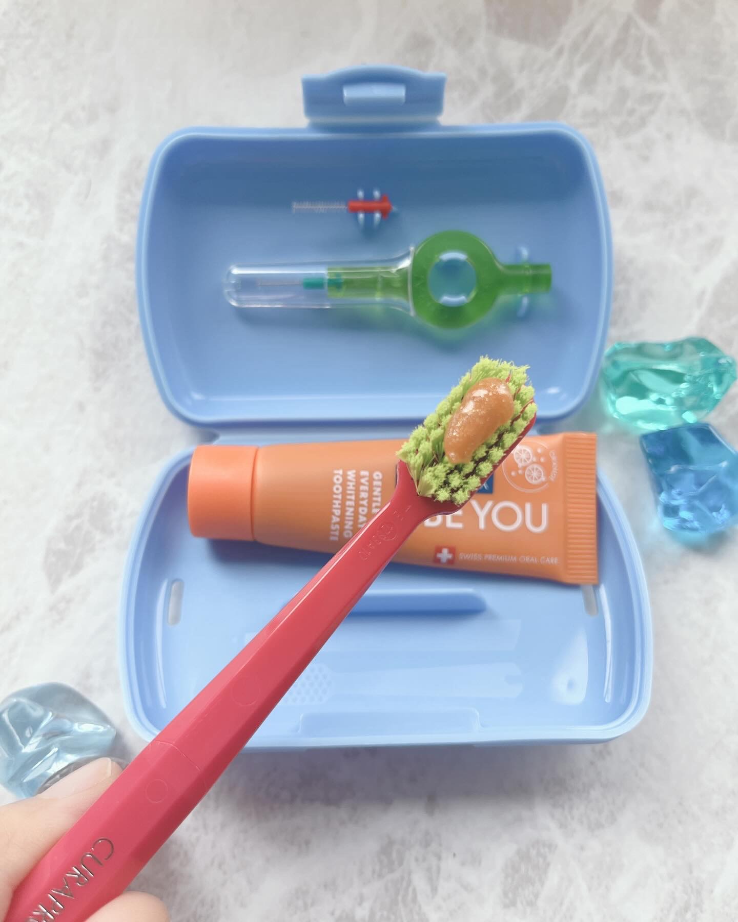 トラベルセット　クラプロックスビーユー/CURAPROX/歯ブラシを使ったクチコミ（3枚目）