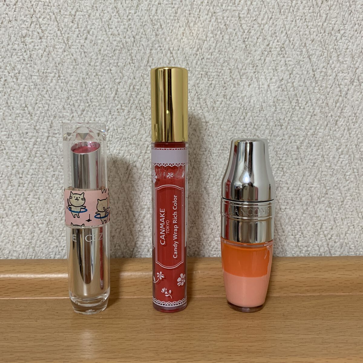 ラスティンググロスリップ/CEZANNE/口紅を使ったクチコミ（1枚目）