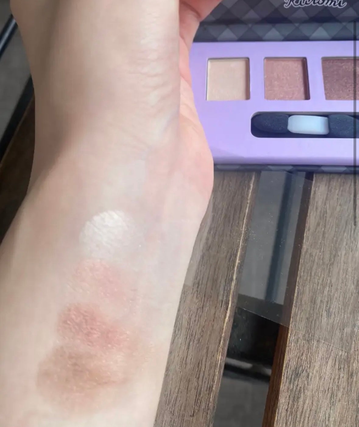 4色アイシャドウパレット/サンリオ/アイシャドウパレットを使ったクチコミ(3枚目)