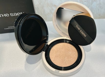 カバーパーフェクションコンシーラークッション/the SAEM/リキッドコンシーラーを使ったクチコミ(4枚目)