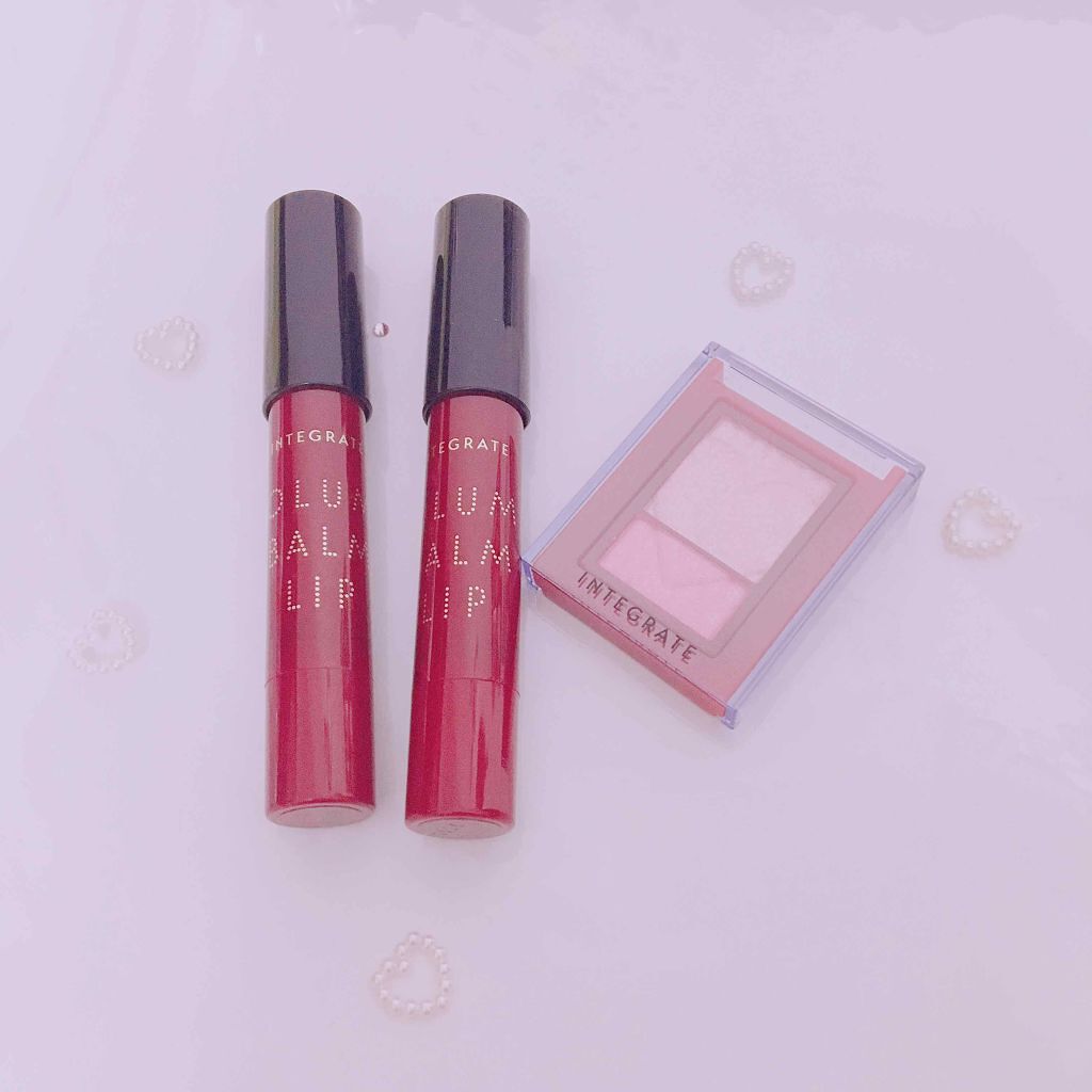 ボリュームバームリップ D OR322/インテグレート/口紅を使ったクチコミ（1枚目）