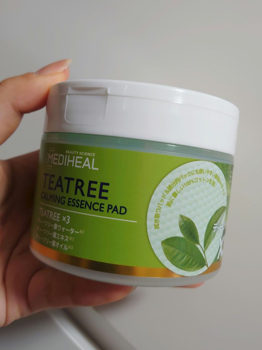 ティーツリーカーミングエッセンスパッド/MEDIHEAL/トナーパッドを使ったクチコミ（2枚目）