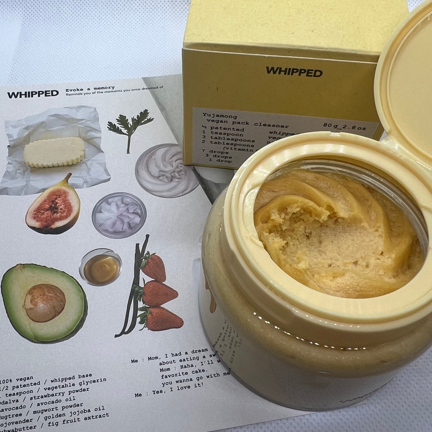 ヴィーガンパッククレンザー/WHIPPED/洗顔フォームを使ったクチコミ(1枚目)