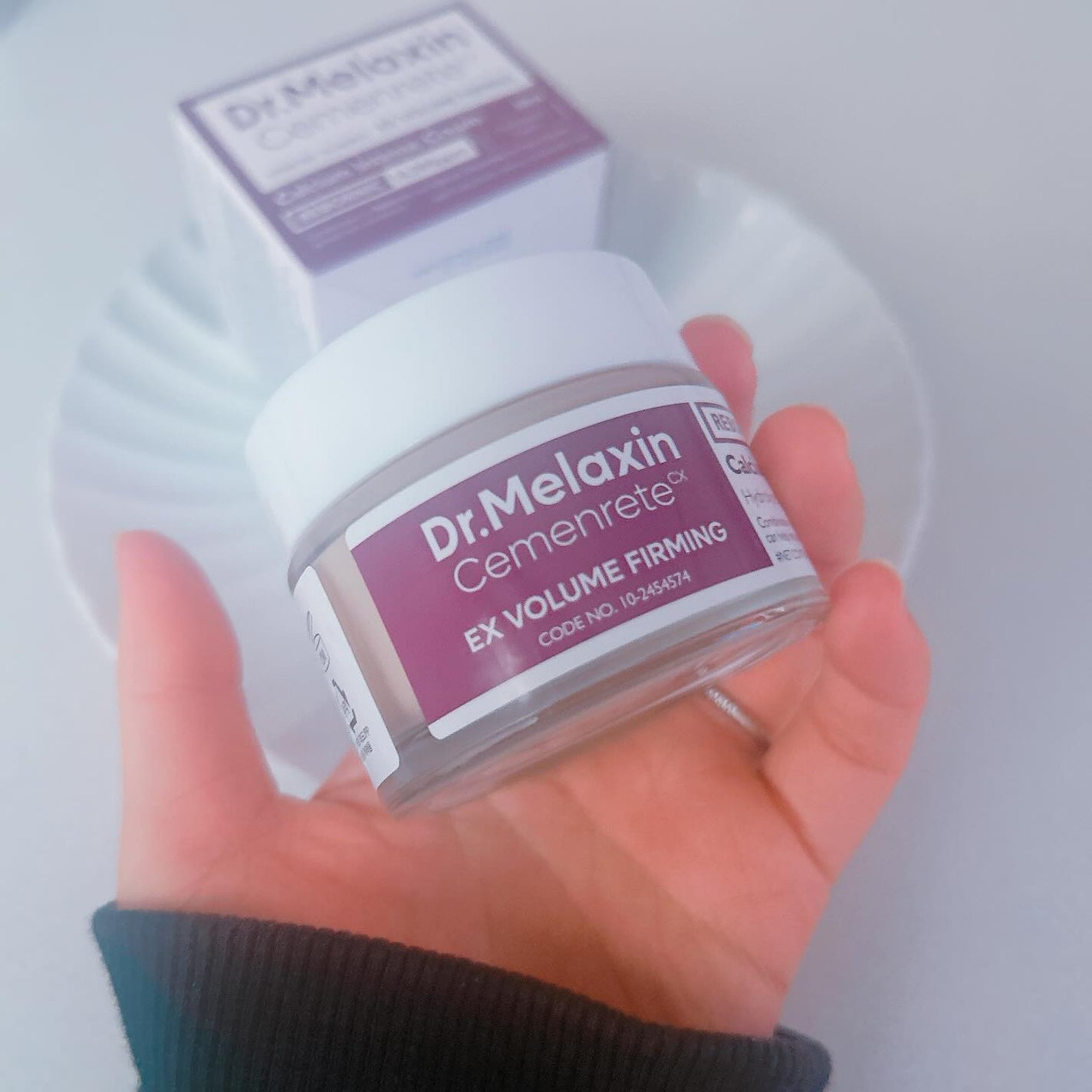 Cemenrete Calcium Intense Cream/Dr.Melaxin/フェイスクリームを使ったクチコミ(2枚目)