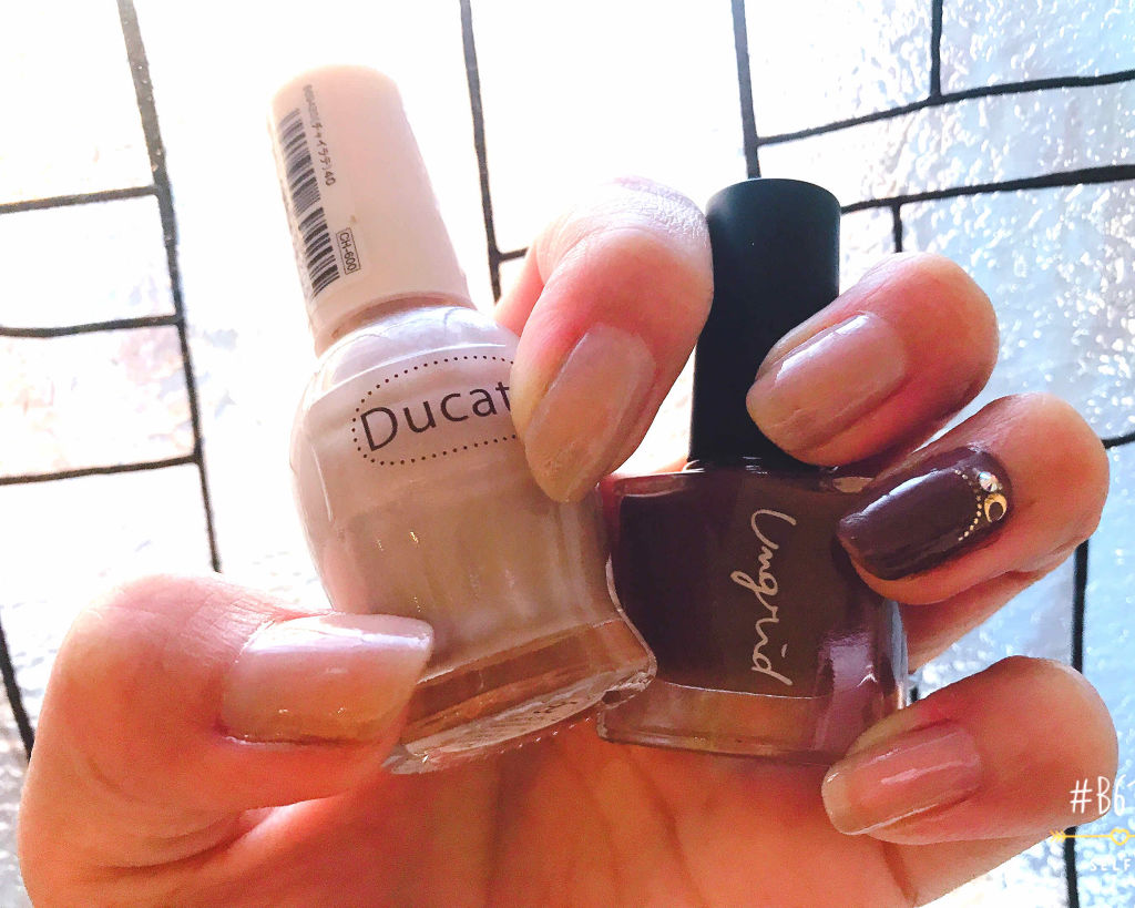 LJ ジェルネイル トップコート/セリア/ネイルトップコートを使ったクチコミ（1枚目）