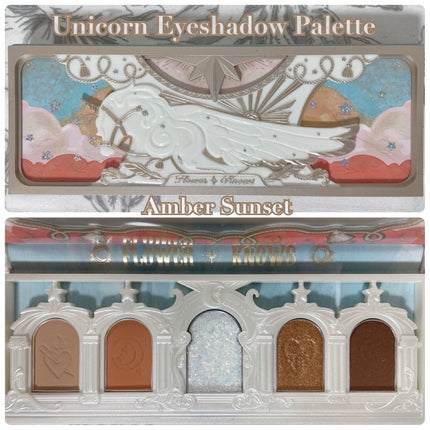 ユニコーンシリーズ アイシャドウパレット ♯アンバーサンセット/FlowerKnows/アイシャドウパレットの画像
