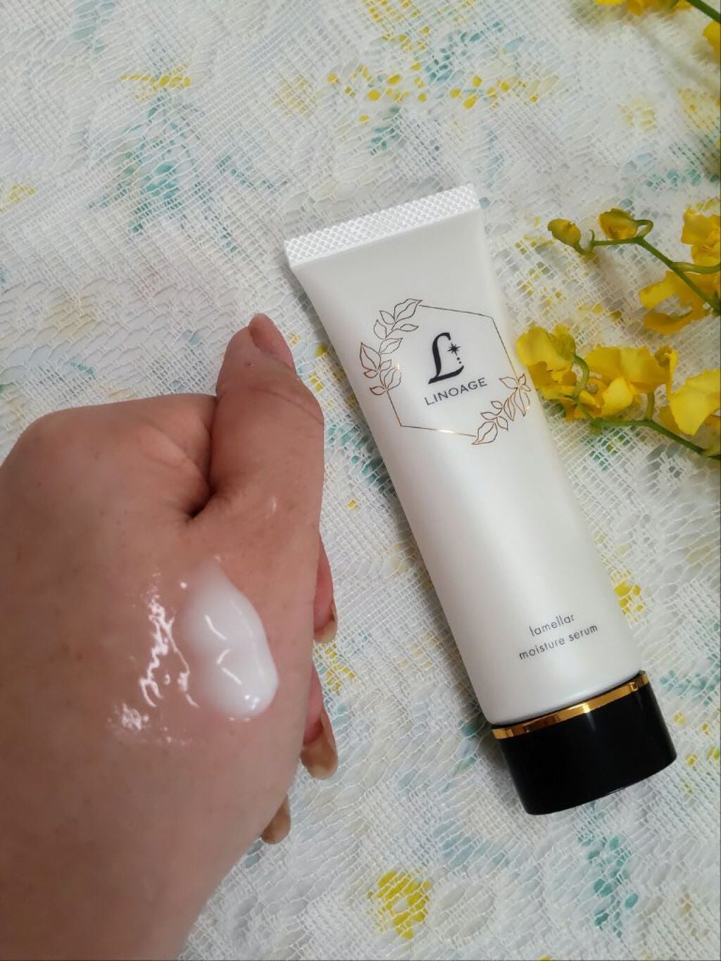 ラメラモイスチャーセラム/LINOAGE/美容液を使ったクチコミ(3枚目)