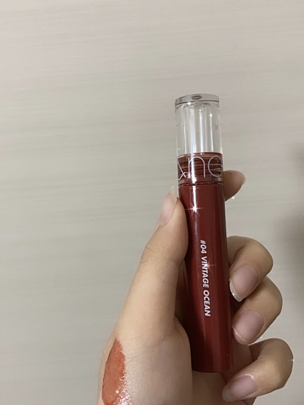 グラスティングウォーターティント/rom&nd/リップティントを使ったクチコミ（1枚目）