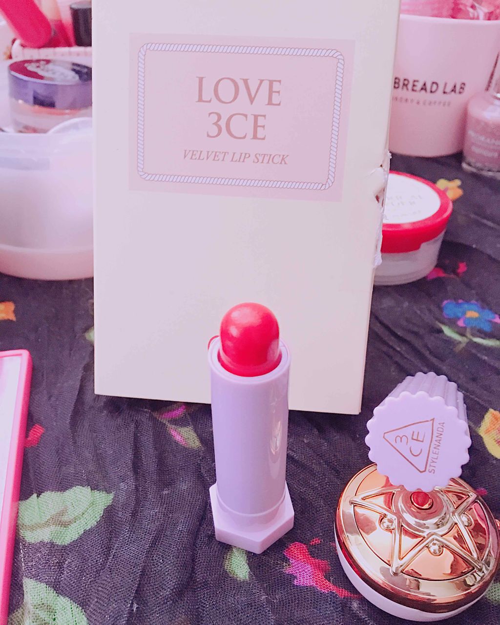 LOVE 3CE VELVET LIPSTICK/3CE/口紅を使ったクチコミ(1枚目)