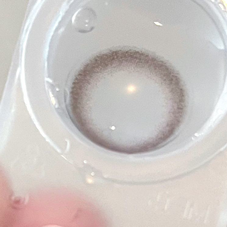 Chu's me monthly ピーチブラウン/Chu's me/１ヶ月（１MONTH）カラコンを使ったクチコミ（3枚目）