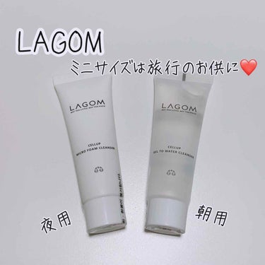 ラゴム ジェルトゥウォーター クレンザー(朝用洗顔)/LAGOM /洗顔フォームを使ったクチコミ（1枚目）