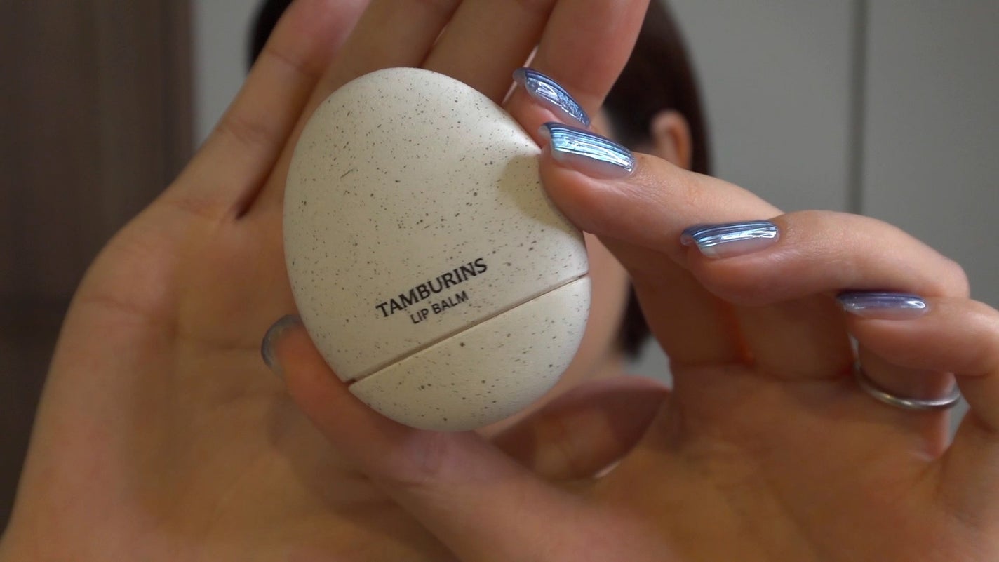 THE EGG LIP BALM/tamburins/リップバームを使ったクチコミ(2枚目)