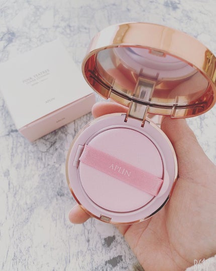 ピンクティーツリーカバークッション/APLIN/クッションファンデーションを使ったクチコミ(2枚目)