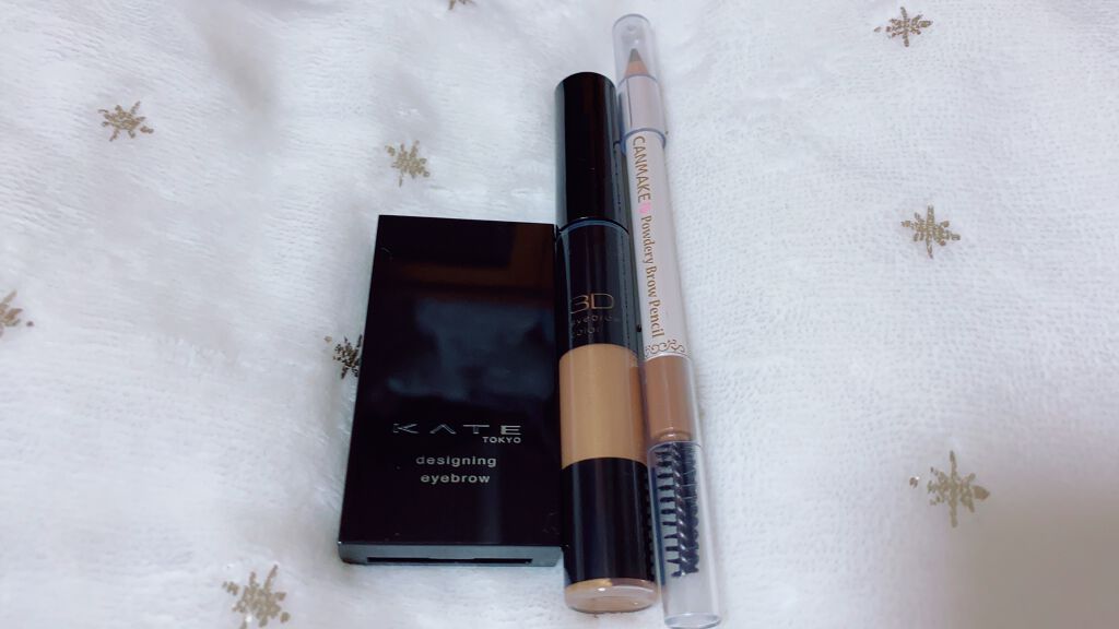 3Dアイブロウカラー LB-2/KATE/眉マスカラを使ったクチコミ（1枚目）
