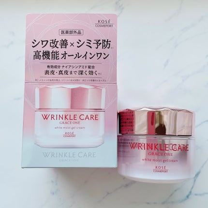 リンクルケア ホワイト モイストジェルクリーム/グレイスワン/オールインワン化粧品を使ったクチコミ(1枚目)