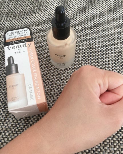 ヴィーガン カラーファンデーション オレンジ/Veauty by THE_B/リキッドファンデーションの画像