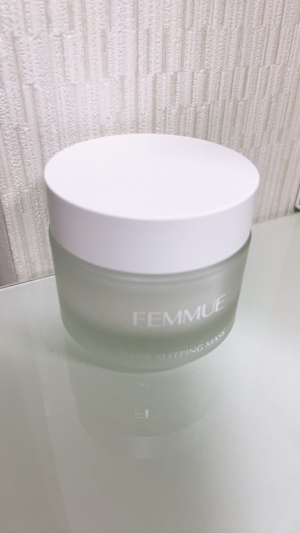 デイジーウォーター スリーピングマスク/FEMMUE/フェイスクリームを使ったクチコミ(1枚目)