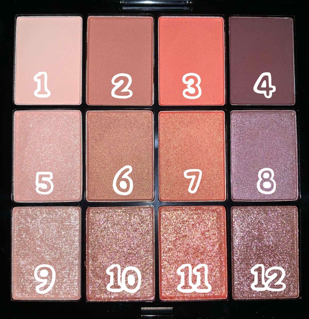 UT シャドウ パレット ミックス フィニッシュ/NYX Professional Makeup/アイシャドウパレットを使ったクチコミ(2枚目)