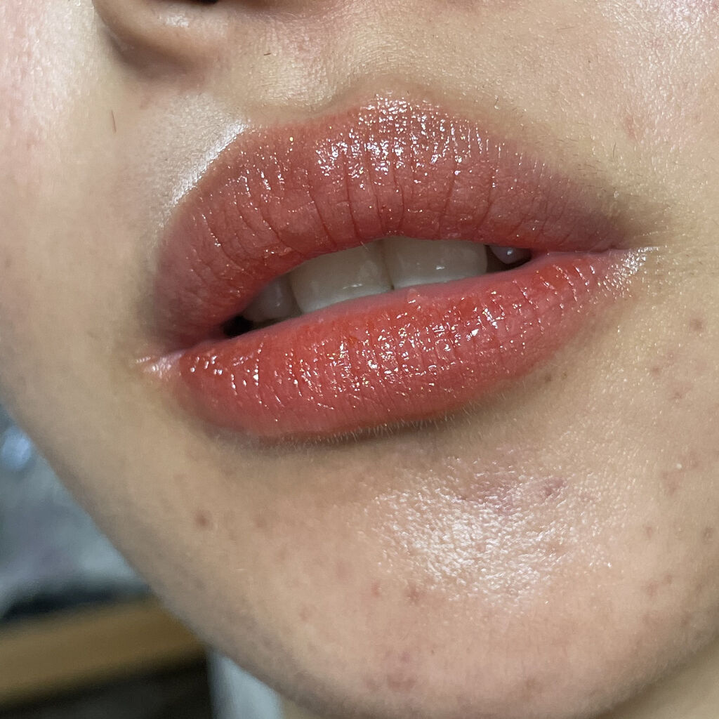 アピュー ジューシーパン スパークリングティント/A’pieu/口紅を使ったクチコミ（3枚目）