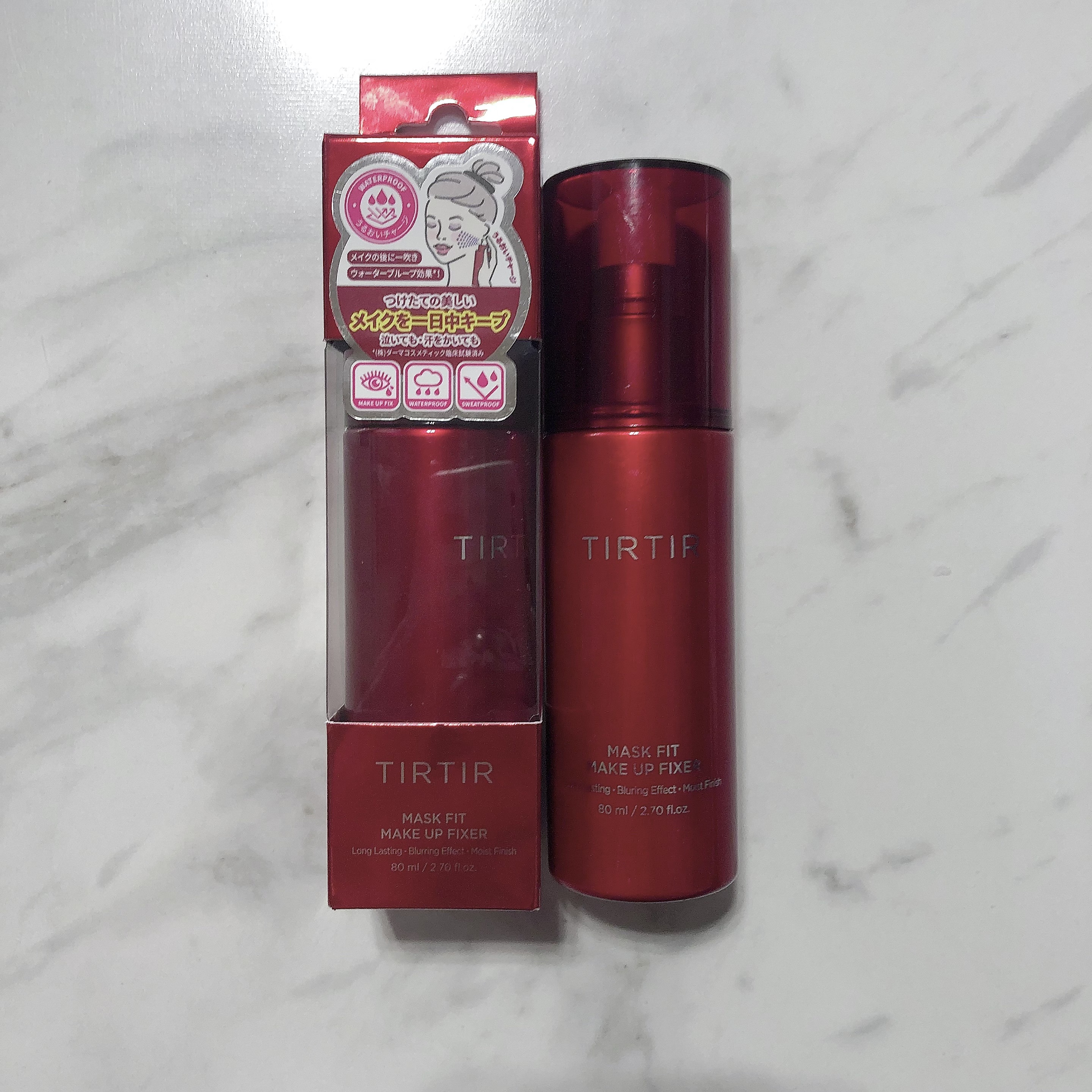 マスクフィット メイクアップフィクサー/TIRTIR(ティルティル)/フィックスミストを使ったクチコミ（1枚目）