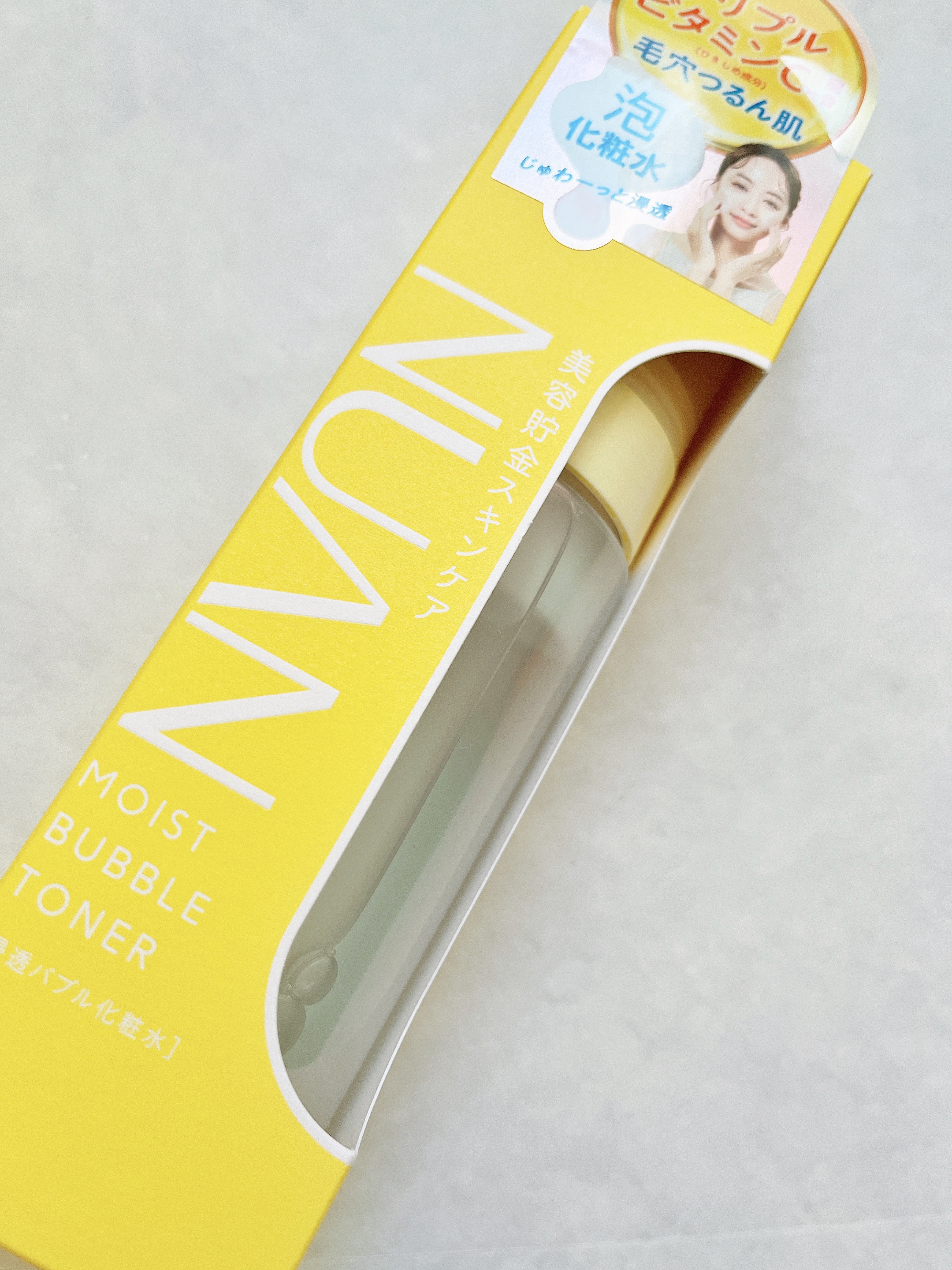 浸透バブル化粧水/NUAN/化粧水を使ったクチコミ（2枚目）