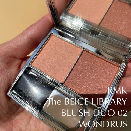 ザ ベージュライブラリー ブラッシュデュオ/RMK/パウダーチークを使ったクチコミ(1枚目)