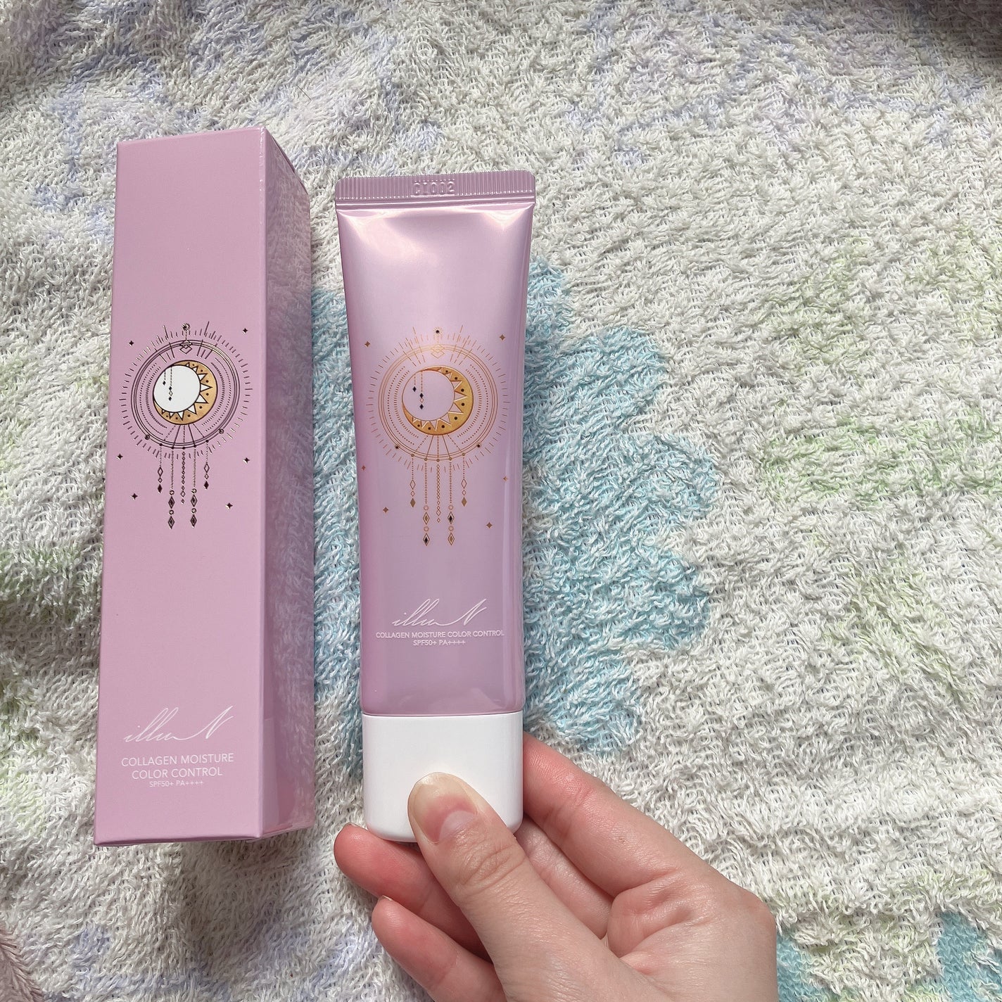 コラーゲンモイスチャーカラーコントロール/illuN/化粧下地を使ったクチコミ(1枚目)