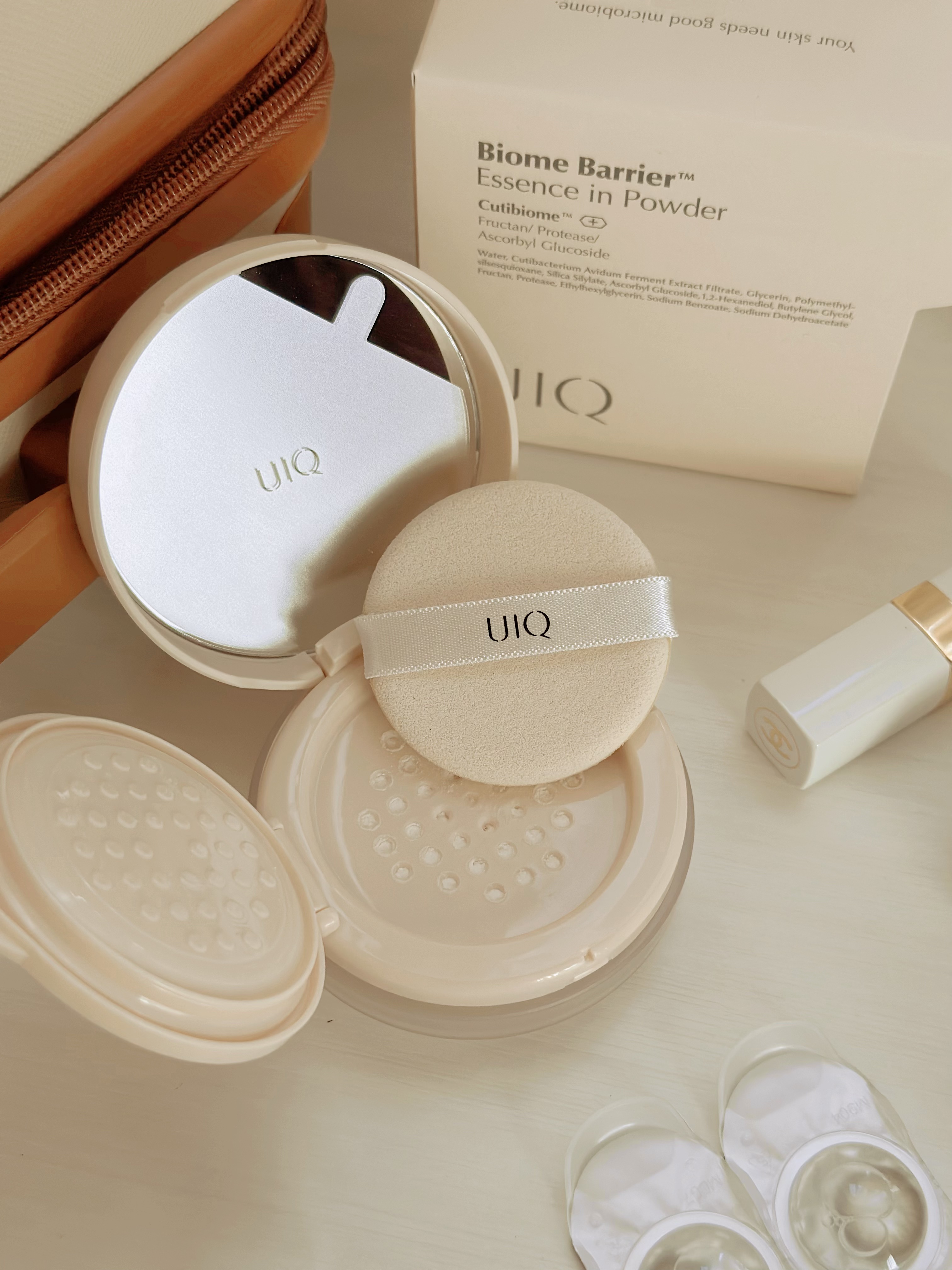 バイオムバリアエッセンスインパウダー/UIQ/ルースパウダーを使ったクチコミ（2枚目）