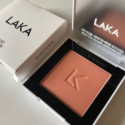 ジャストチーク/Laka/パウダーチークを使ったクチコミ(2枚目)