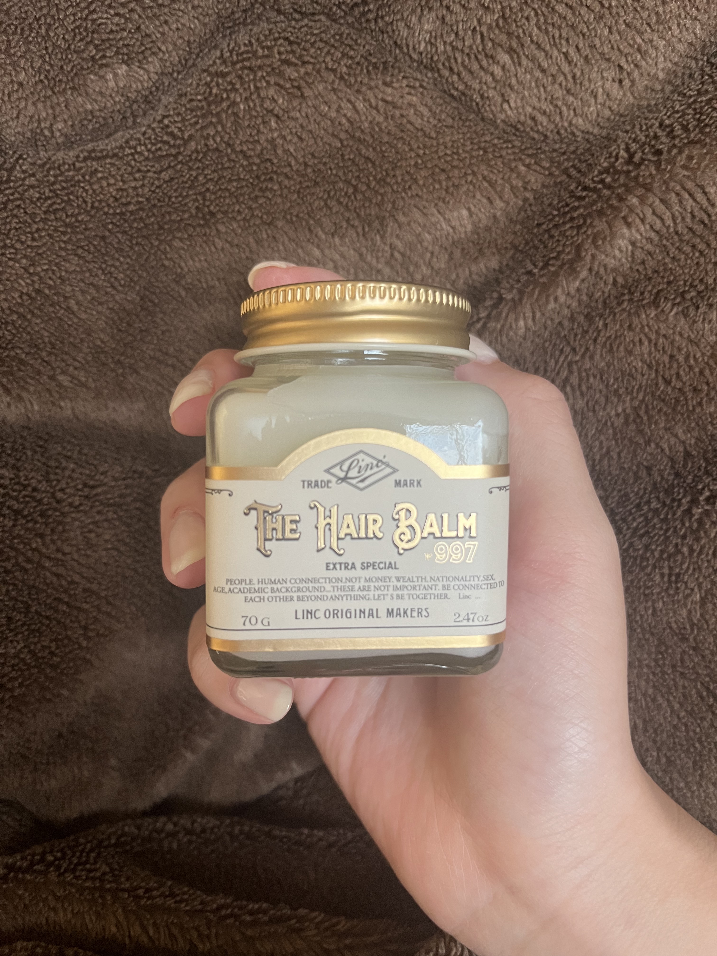 HAIR BALM No.997/LINC ORIGINAL MAKERS /ヘアバームを使ったクチコミ（1枚目）