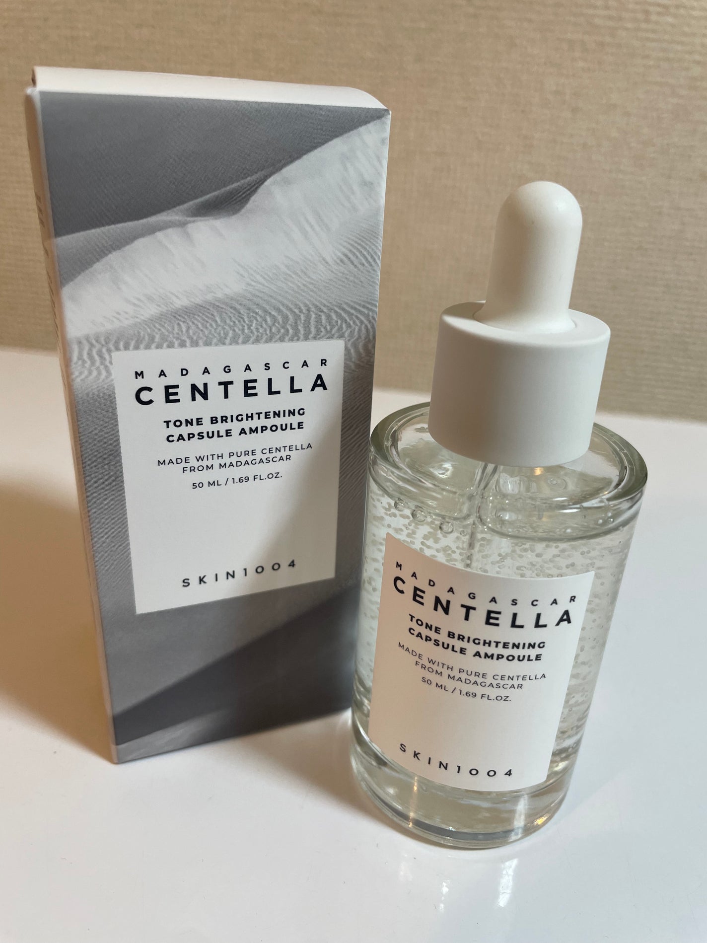 トーンブライトニング カプセルアンプル/SKIN1004/美容液を使ったクチコミ(2枚目)