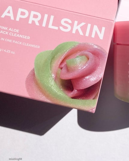 ピンクアロエメレンゲクレンザー/APRILSKIN/その他洗顔料を使ったクチコミ(8枚目)