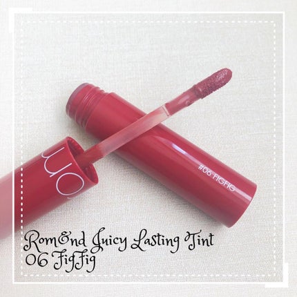 ジューシーラスティングティント/rom&nd/リップティントを使ったクチコミ(1枚目)