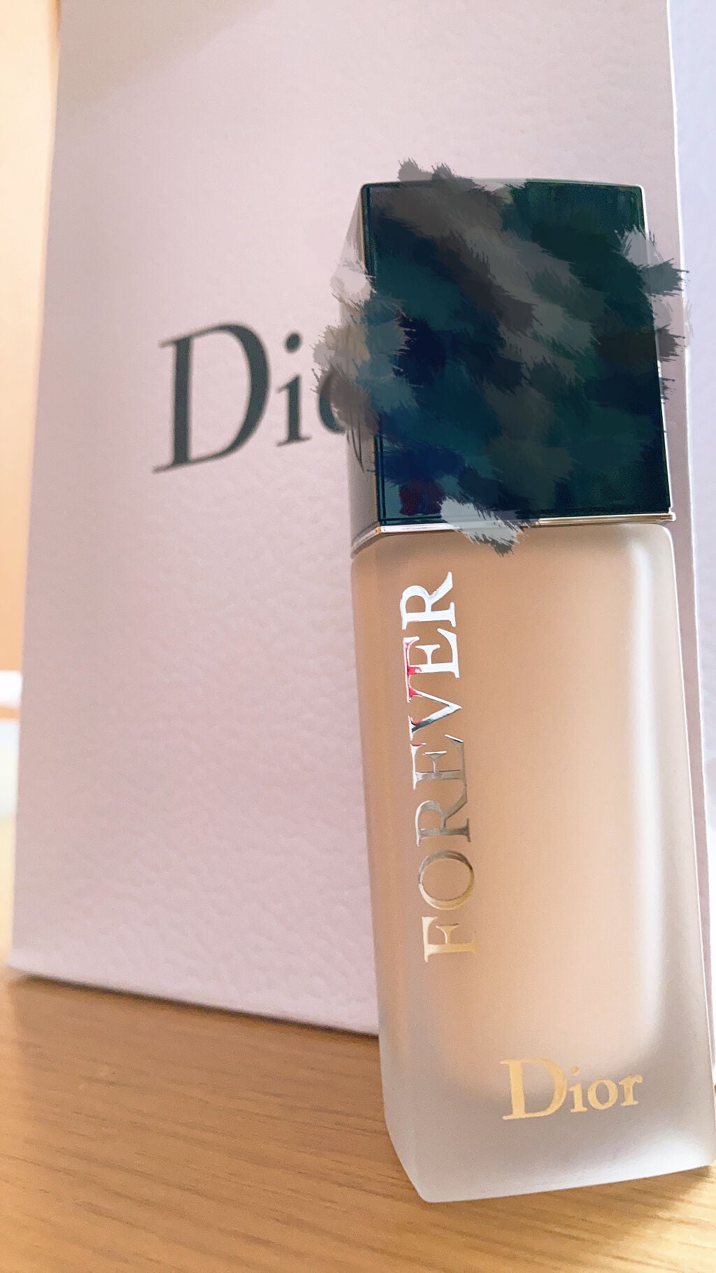 ぽん on LIPS 「ずっと悩んでたDiorの人気ファンデ、ついに購入💸フォエーバー..」(1枚目)