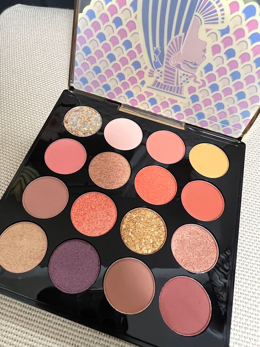 大英博物館 エジプトシリーズ アイシャドウパレット/ZEESEA/アイシャドウパレットを使ったクチコミ(3枚目)