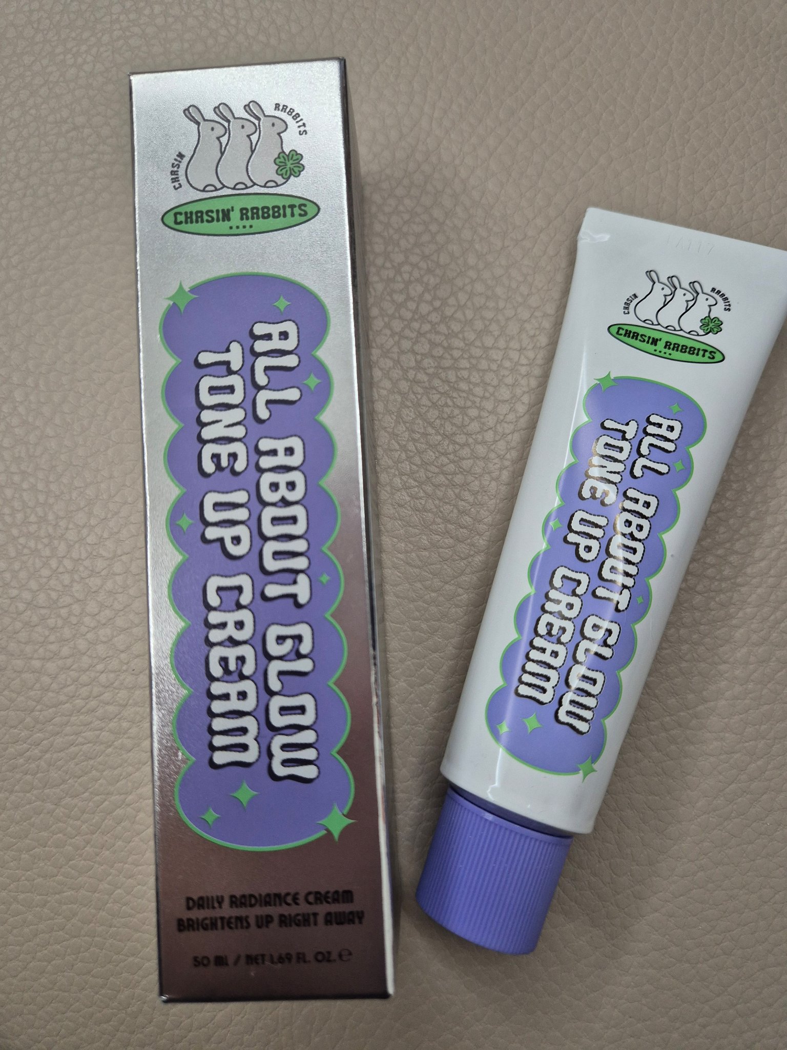 オールアバウトグロウトーンアップクリーム/CHASIN'RABBITS/化粧下地を使ったクチコミ（1枚目）