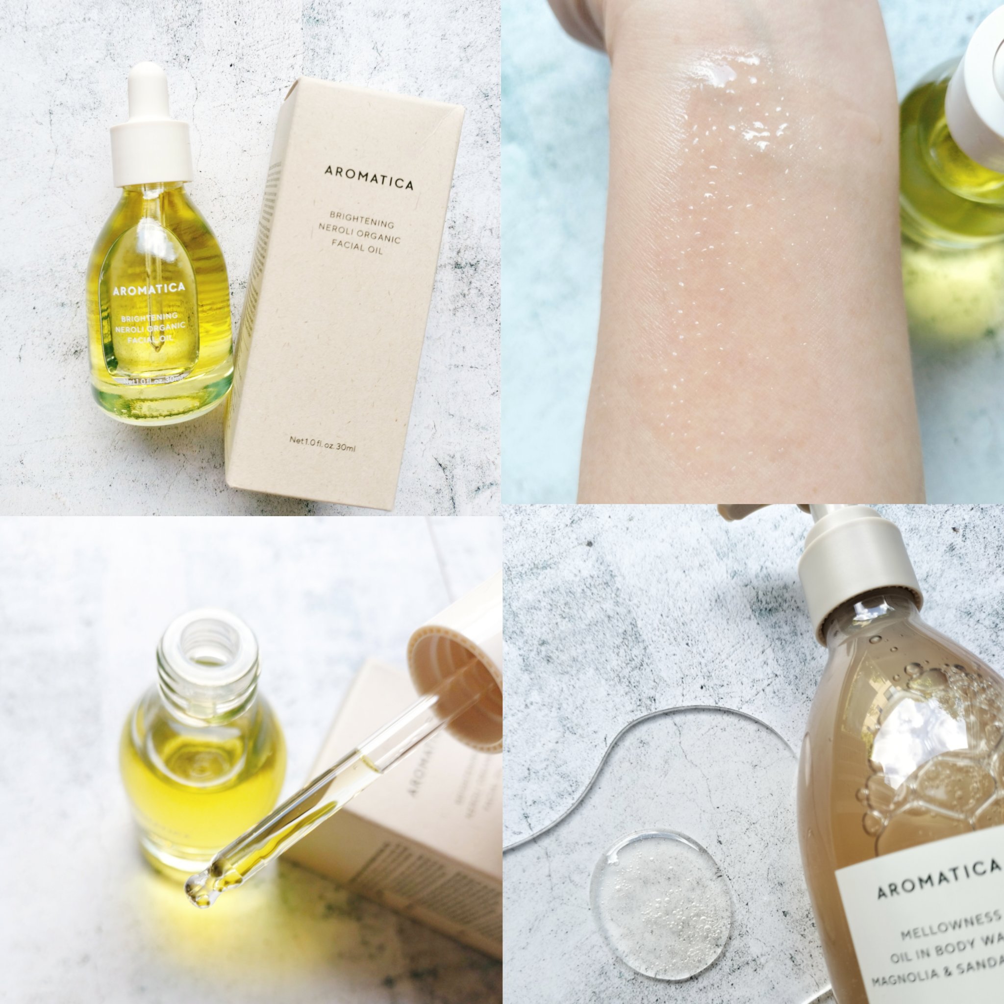 メロウネス オイルインボディウォッシュ マグノリア＆サンダルウッド/AROMATICA/ボディソープを使ったクチコミ（2枚目）