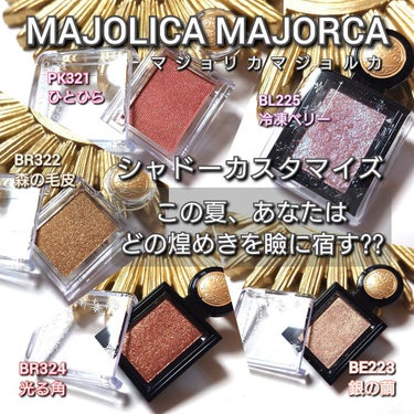 シャドーカスタマイズ/MAJOLICA MAJORCA/シングルアイシャドウを使ったクチコミ（1枚目）