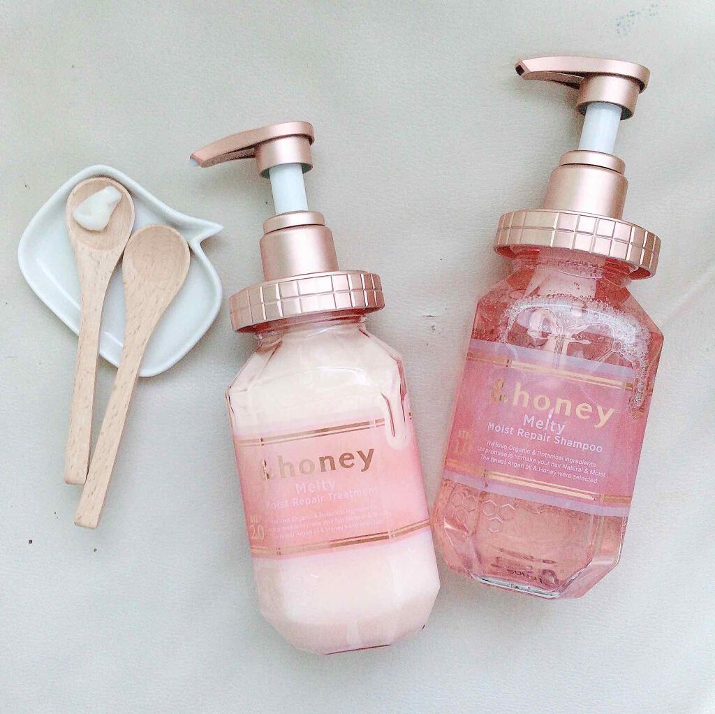 &honey Melty モイストリペア シャンプー1.0／モイストリペア ヘアトリートメント2.0/&honey/市販シャンプーを使ったクチコミ（2枚目）