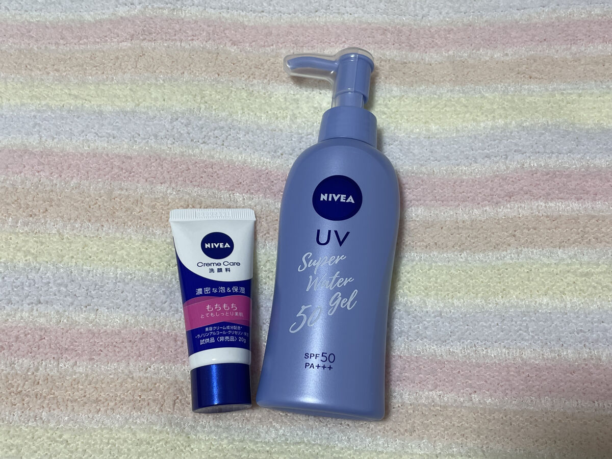 ニベアUV ウォータージェル SPF50/ニベア/日焼け止めジェルを使ったクチコミ（1枚目）
