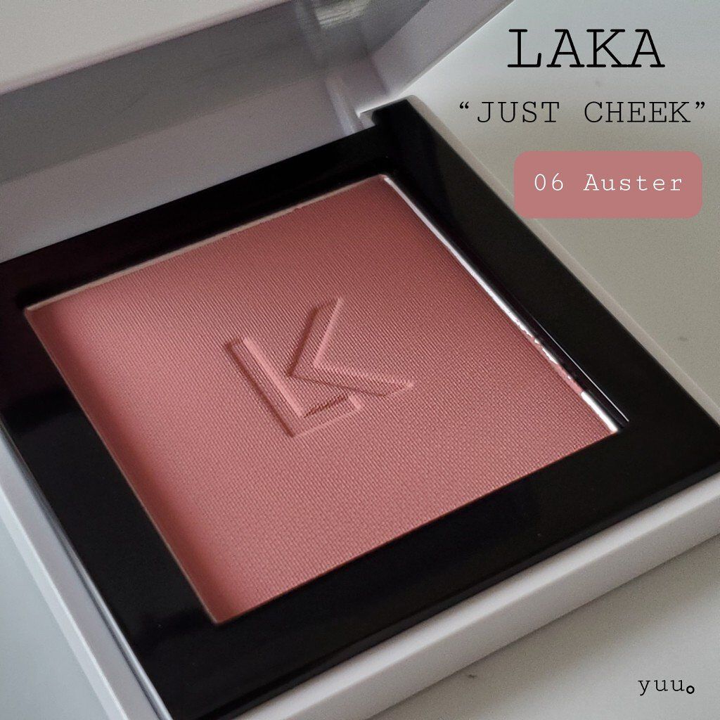 ジャストチーク/Laka/パウダーチークを使ったクチコミ（1枚目）