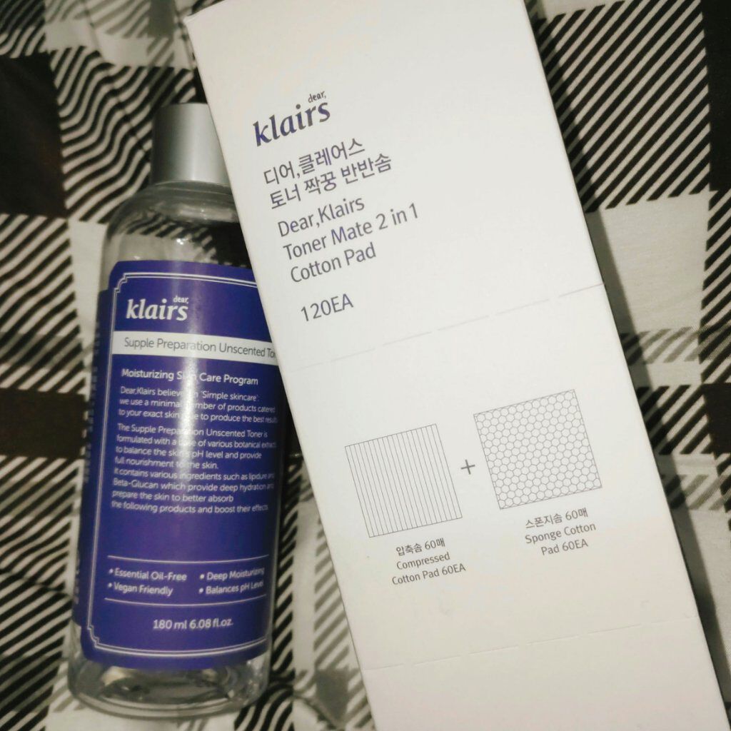 サプルプレパレーションアンセンテッドトナー(180ml)/Klairs/化粧水を使ったクチコミ（2枚目）