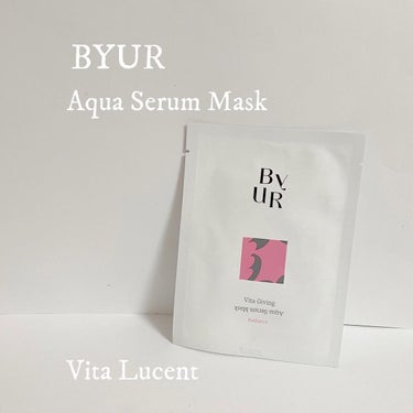 ビタルーセント アクアセラムマスク 27ml×1枚/ByUR/シートマスク・パックを使ったクチコミ（1枚目）