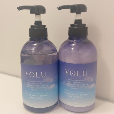 YOLU カームナイトリペアシャンプー／トリートメントのクチコミ「YOLU♡
リラックスナイトリペアシャンプー
リラックスナイトリペアトリートメント

大人気の.....」（1枚目）