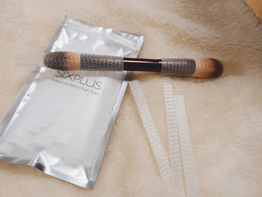 SIXPLUSメイクブラシネット 1セット50枚入り/SIXPLUS/その他化粧小物を使ったクチコミ（3枚目）