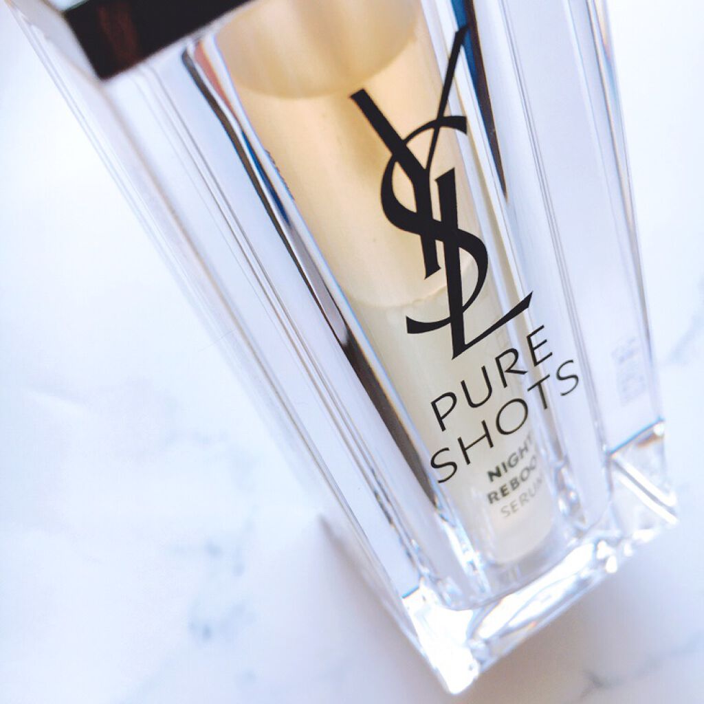 ピュアショット ナイト リチャージセラム/YVES SAINT LAURENT BEAUTE/美容液を使ったクチコミ(2枚目)