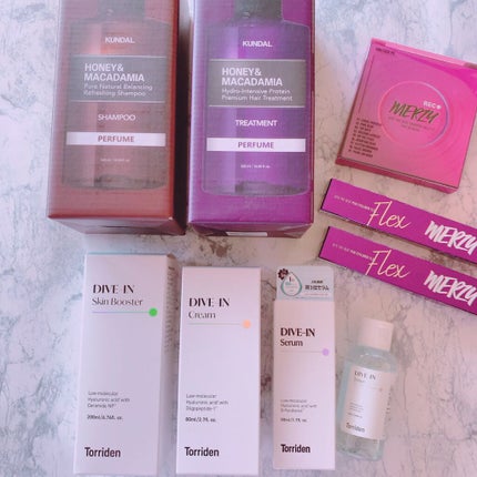 MERZY シャドウ パレット ポップ イン ムードのクチコミ「購入品🗒✏️
KUNDAL
▹▸ハニー&マカダミア ナチュラルシャンプー
      ハニー.....」(1枚目)